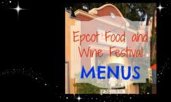 2015 Epcot International Food and Wine Festival Booth Menus Announced
