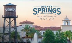 May 20th Begins The Phased Reopening Of Disney Springs