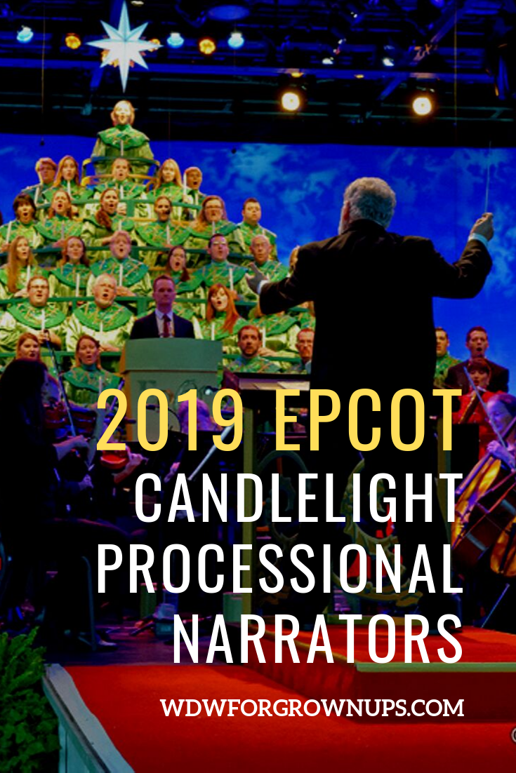 Epcot's 2019 Candlelight Processional Narrators