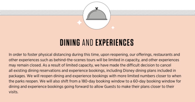 Dining and Experience Reservations