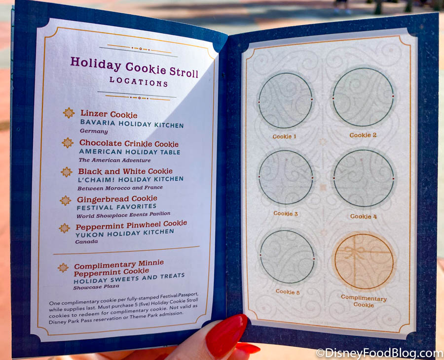 Epcot Holiday Cookie Stroll