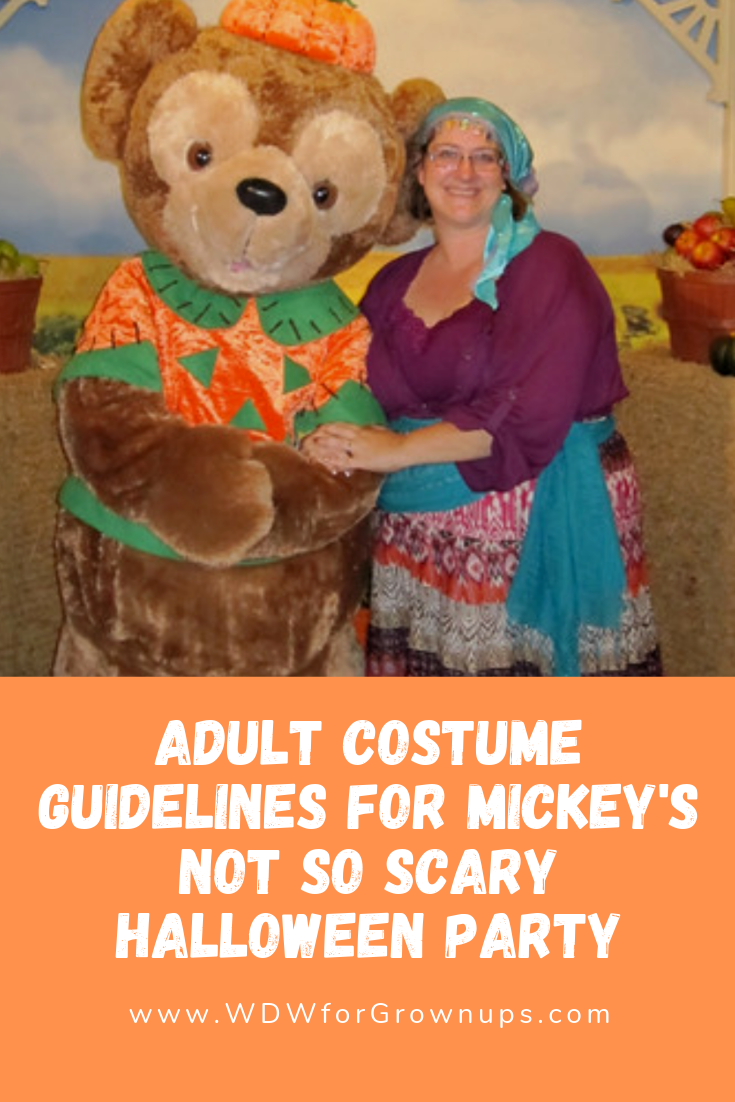 Adult Costume Guidelines For Mickey's Not So Scary Halloween Party