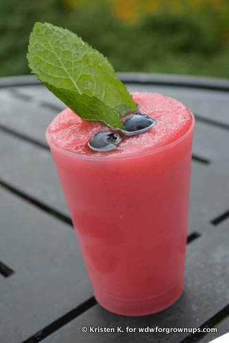 Non-Alcoholic Green Tea Berry Mint Julep