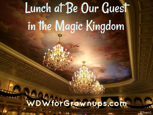 Spoiler alert: lunch at Be Our Guest was delicious!