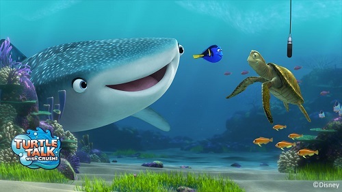 'Finding Dory' characters join Turtle Talk with Crush