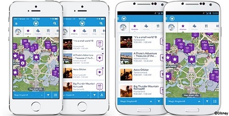 Using the My Disney Experience app in the theme parks