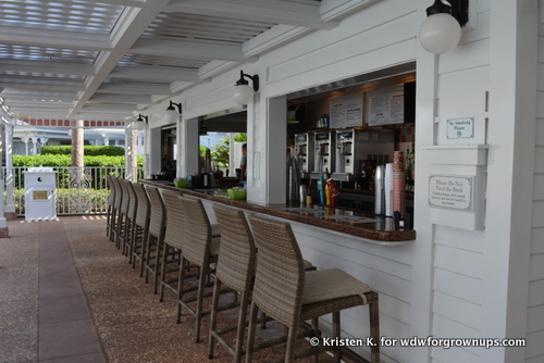 Courtyard Bar Counter Seating