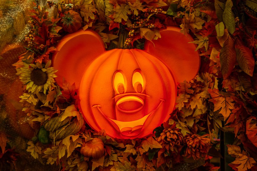 Fall Decor Down Main Street U.S.A.