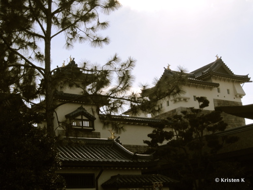 Back View of  Epcot's Japan Pavilion