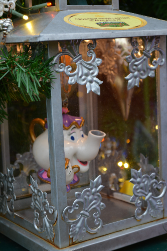 Mrs. Potts and Chip Ornament Detail