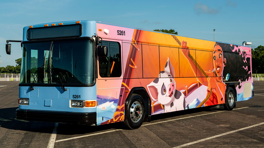 Adorable New Disney Bus Wraps