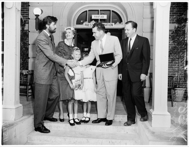 Richard Nixon Receives The Keys To Disneyland