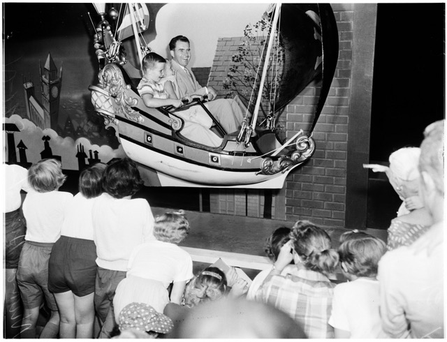 Richard Nixon Takes A Ride On Peter Pan