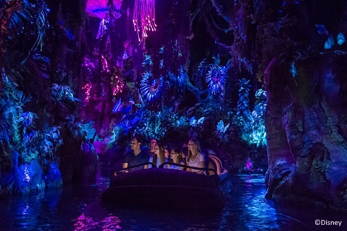 The Na'vi River Journey attraction at Pandora - The World of Avatar