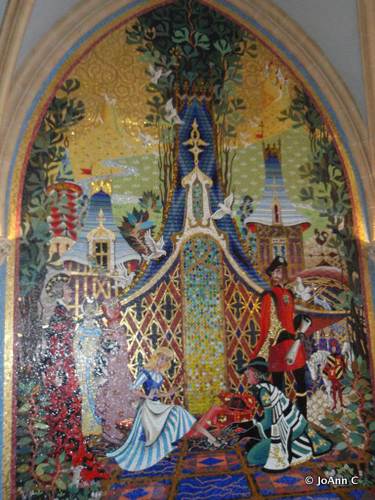 The Slipper Mosaic in Cinderella Castle