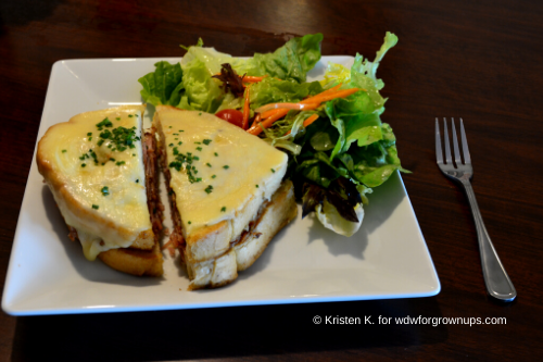 Melty Cheese Top On The Croque Monsieur