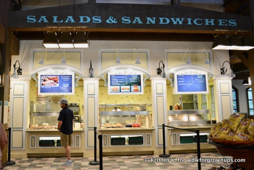 Salads & Sandwiches Window
