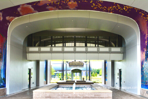 Fountains and Mural Skyway Entry