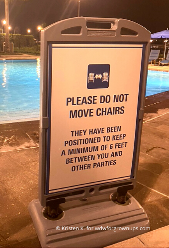 Pool Areas Are Socially Distanced