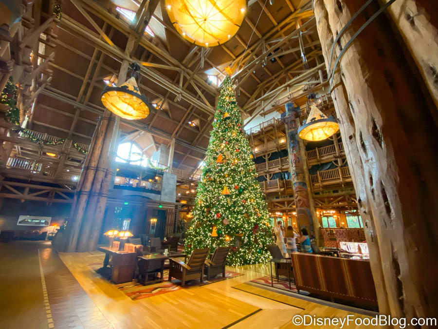 Disney's Wilderness Lodge at Christmas