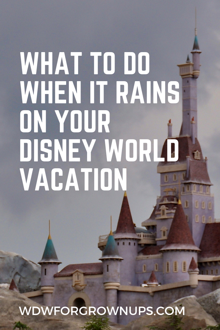What to do When it Rains on Your Disney World Vacation