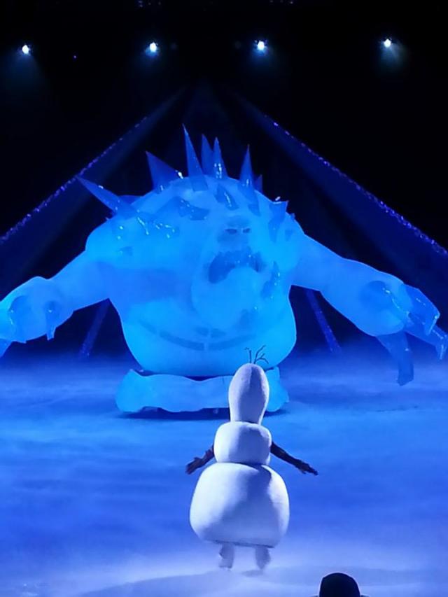 Marshmallow with Olaf, one of the coolest parts