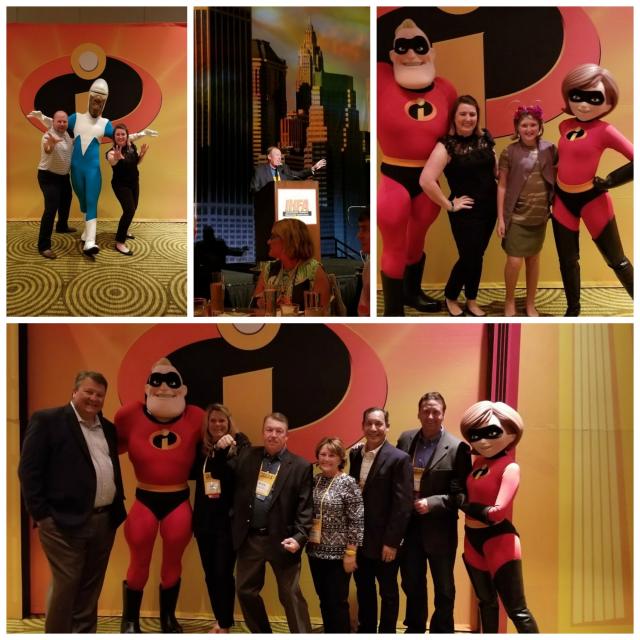with the Incredibles Dad and his partners and wives