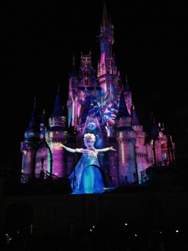 Castle Projection Show - Frozen tag