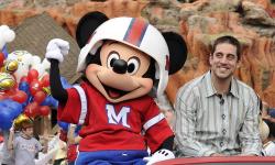 Super Bowl MVP Takes Part in Disney Parade