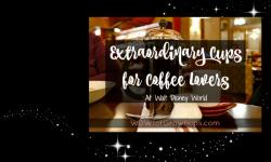 Extraordinary Cups for Coffee Lovers At Walt Disney World