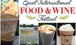 Cool Down With Great Drinks at The Epcot International Food & Wine Festival