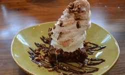 Chocolate Pecan Pie Bar At Frontera Cocina