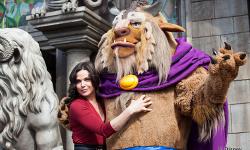 “Once Upon a Time” Star Lana Parrilla Visits New Fantasyland