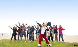 Mickey Mouse Celebrating His Birthday with a Trip Around the World