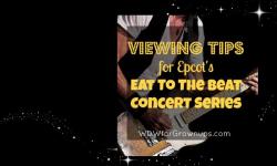 Viewing Tips for Epcot's Eat To The Beat Concert Series