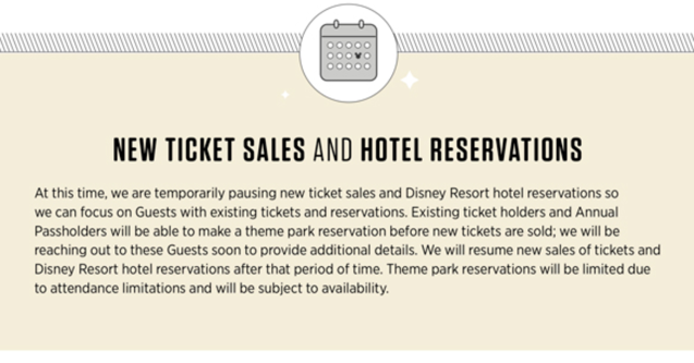New Ticket Sales and Hotel Reservations