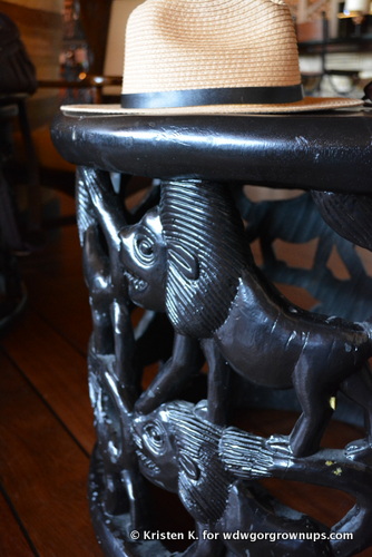 African Beasts Carved Into The Furniture