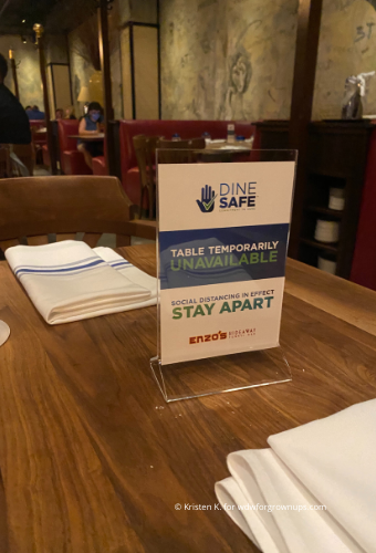 Dine Safe Spacer Tables