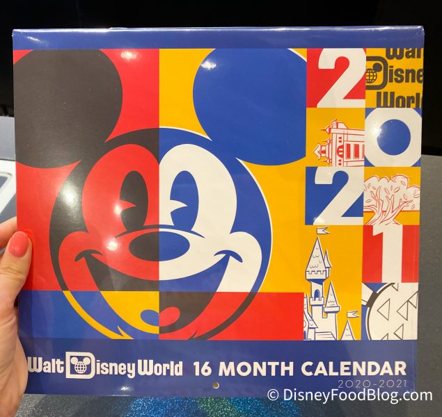 2021 16-Month Calendar