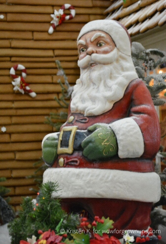 Chocolate Santa Detail