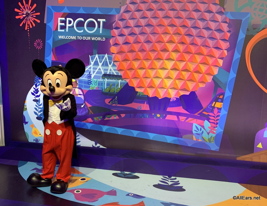 Visit Mickey At Epcot's New Character Spot