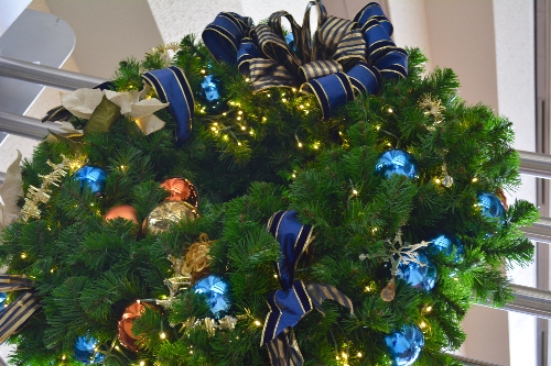 Blue Outer Rim Wreath