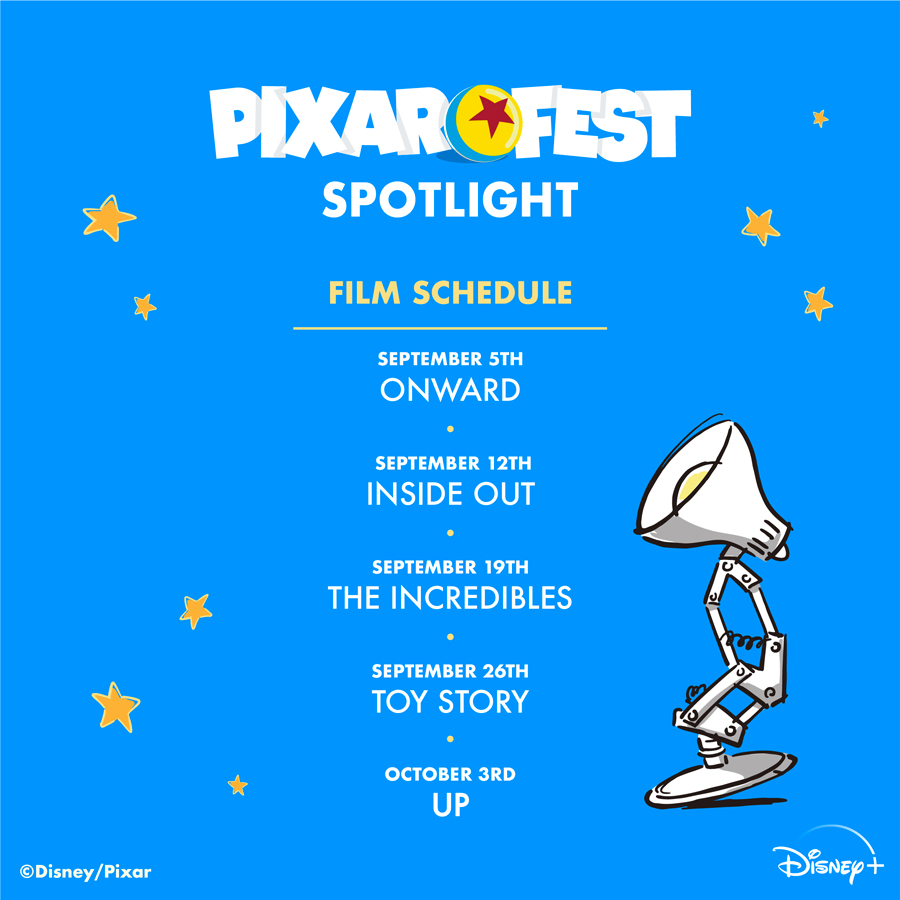 #PixarFest on Disney+