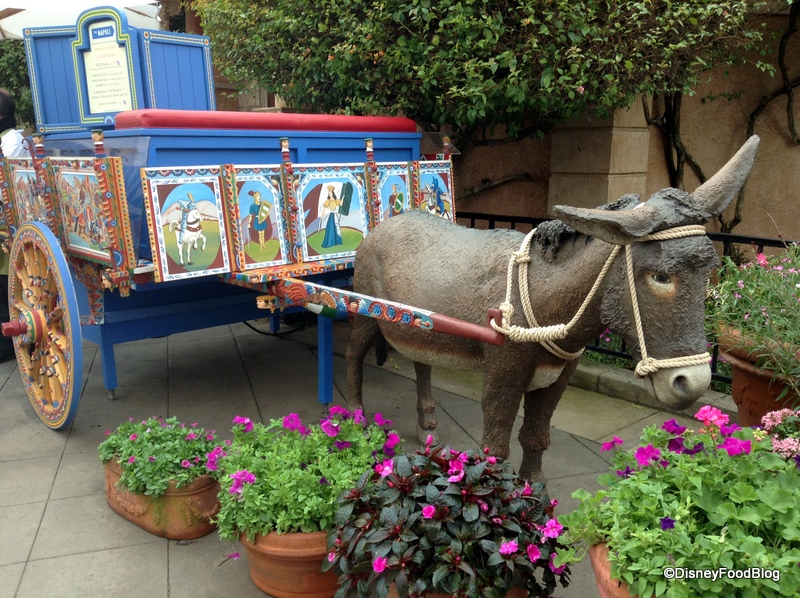 Via Napoli Donkey Cart In Epcot