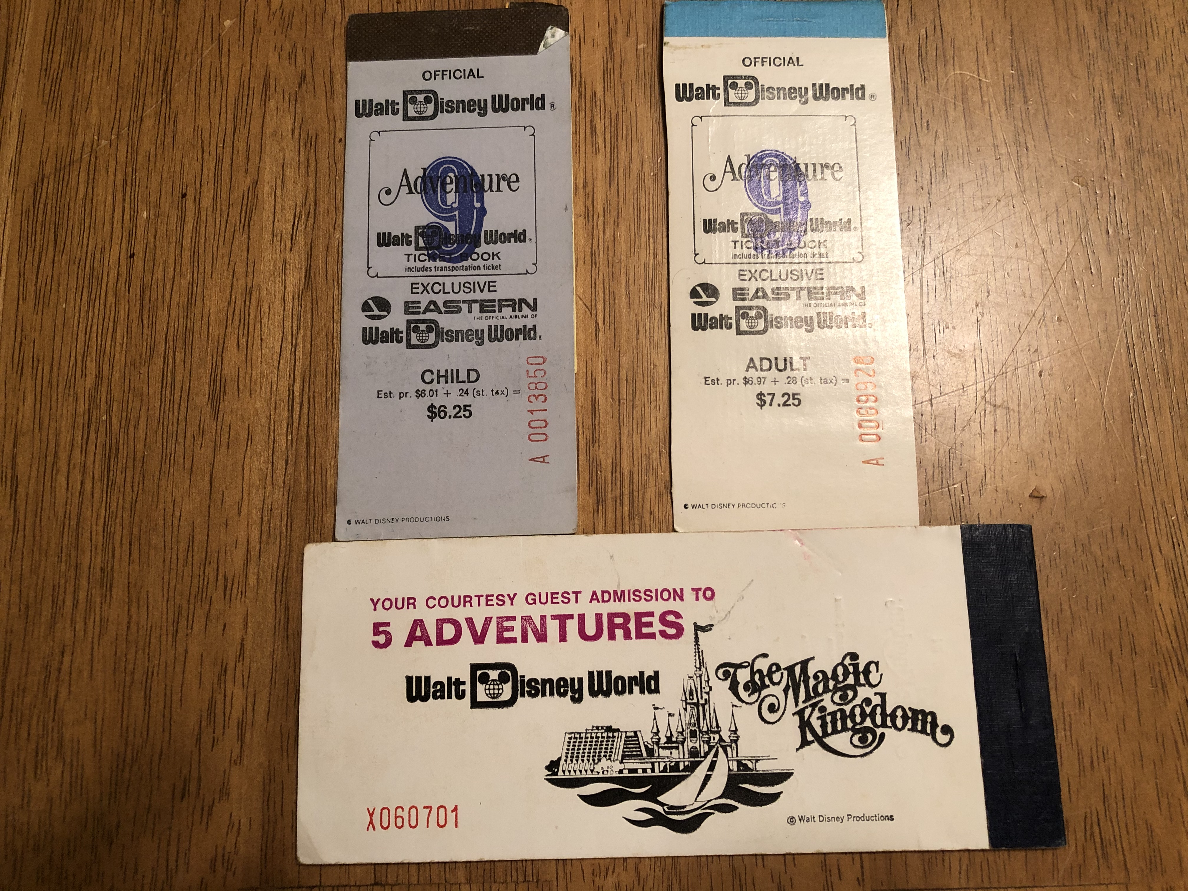 Walt Disney World Ticket Books